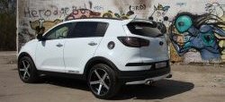 5 399 р. Накладка на задний бампер Ixion Style  KIA Sportage  3 SL (2010-2016) дорестайлинг, рестайлинг (Неокрашенная)  с доставкой в г. Майкоп. Увеличить фотографию 5