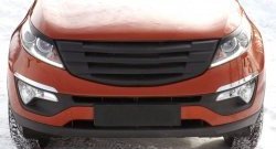 5 449 р. Решётка радиатора Reks  KIA Sportage  3 SL (2010-2016) дорестайлинг, рестайлинг (Неокрашенная)  с доставкой в г. Майкоп. Увеличить фотографию 2