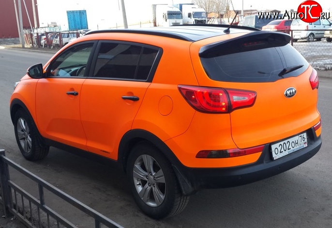 3 199 р. Спойлер JSW KIA Sportage 3 SL дорестайлинг (2010-2014) (Неокрашенный)  с доставкой в г. Майкоп