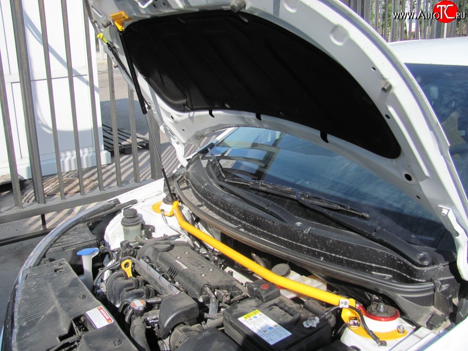 2 969 р. Упор капота Sport  KIA Sportage  3 SL (2010-2016) дорестайлинг, рестайлинг  с доставкой в г. Майкоп