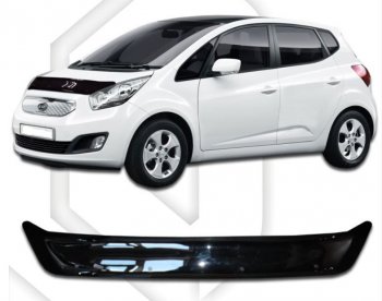 Дефлектор капота CA-Plastiс KIA Venga (2009-2025) дорестайлинг, рестайлинг