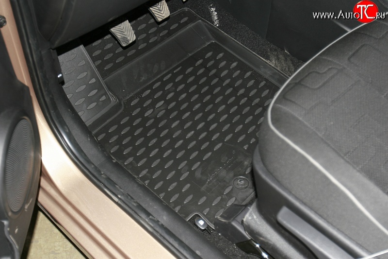2 569 р. Комплект ковриков в салон Element 3 шт. (полиуретан) KIA Venga дорестайлинг (2009-2015)  с доставкой в г. Майкоп