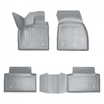 Коврики салонные Noplast (3D) Land Rover Range Rover Evoque  2 L551 (2018-2025) (Серые)