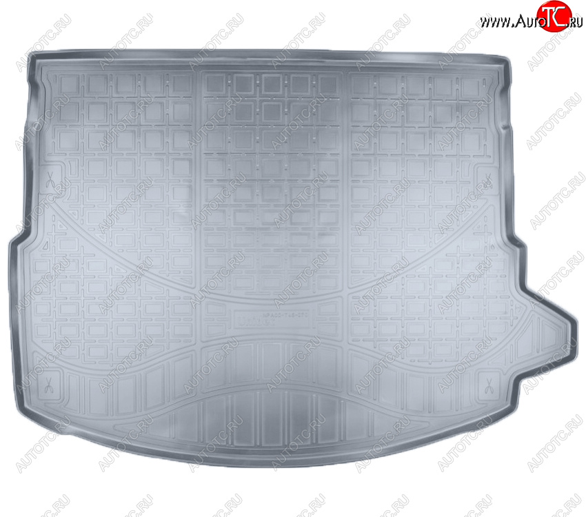 2 669 р. Коврик багажника Norplast Unidec  Land Rover Discovery Sport  L550 (2014-2019) дорестайлинг (Цвет: серый)  с доставкой в г. Майкоп