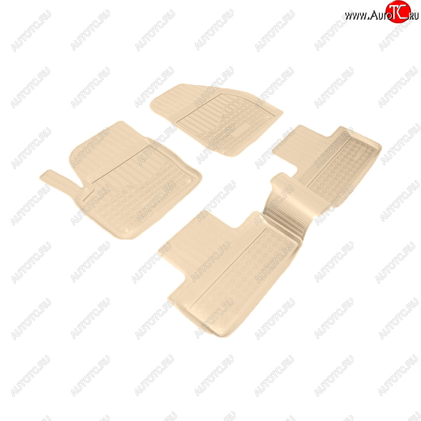 3 699 р. Коврики салона Norplast Unidec  Land Rover Range Rover Evoque  1 L538 (2011-2018) дорестайлинг 3 дв., дорестайлинг 5 дв., рестайлинг 3 дв., рестайлинг 5 дв. (Цвет: бежевый)  с доставкой в г. Майкоп