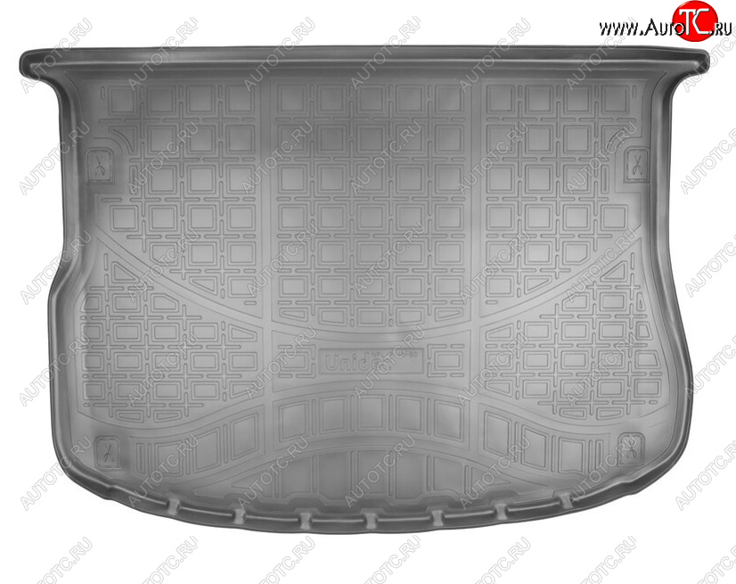 3 299 р. Коврик багажника Norplast Unidec  Land Rover Range Rover Evoque  1 L538 (2011-2018) дорестайлинг 3 дв., дорестайлинг 5 дв., рестайлинг 3 дв., рестайлинг 5 дв. (Черный, с погрузочным ковриком (фартуком))  с доставкой в г. Майкоп