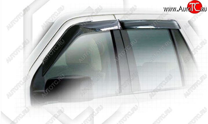 2 199 р. Дефлектора окон CA-Plastiс Land Rover Freelander L359 дорестайлинг (2006-2010) (Classic полупрозрачный)  с доставкой в г. Майкоп