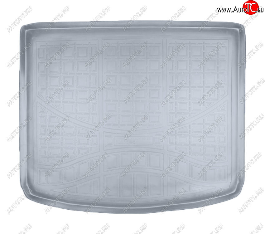 2 479 р. Коврик багажника Norplast Unidec  Land Rover Freelander  L359 (2006-2012) дорестайлинг, 1-ый рестайлинг (Цвет: серый)  с доставкой в г. Майкоп