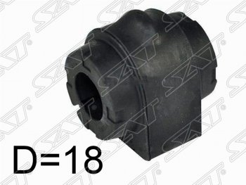 Втулка переднего стабилизатора SAT (D=18) Land Rover Freelander  L359 (2006-2012) дорестайлинг, 1-ый рестайлинг