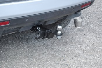 15 099 р. Фаркоп Petroil Tuning (съемный квадрат) Land Rover Freelander L359 1-ый рестайлинг (2010-2012)  с доставкой в г. Майкоп. Увеличить фотографию 2