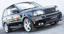 5 199 р. Пороги накладки HAMANN CONQUEROR I Land Rover Range Rover Sport 1 L320 дорестайлинг (2005-2009) (Неокрашенные)  с доставкой в г. Майкоп. Увеличить фотографию 2