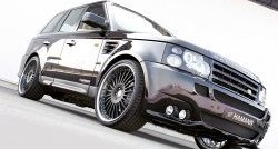 5 199 р. Пороги накладки HAMANN CONQUEROR I Land Rover Range Rover Sport 1 L320 дорестайлинг (2005-2009) (Неокрашенные)  с доставкой в г. Майкоп. Увеличить фотографию 8