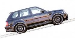 5 199 р. Пороги накладки HAMANN CONQUEROR I Land Rover Range Rover Sport 1 L320 дорестайлинг (2005-2009) (Неокрашенные)  с доставкой в г. Майкоп. Увеличить фотографию 10