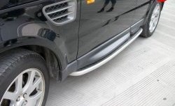18 449 р. Пороги OEM Style Land Rover Range Rover Sport 1 L320 дорестайлинг (2005-2009)  с доставкой в г. Майкоп. Увеличить фотографию 2