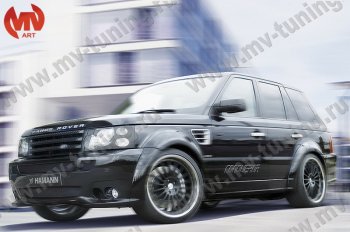 23 899 р. Пороги накладки HAMMAN  Land Rover Range Rover Sport  1 L320 (2005-2009) дорестайлинг (Неокрашенные)  с доставкой в г. Майкоп. Увеличить фотографию 3