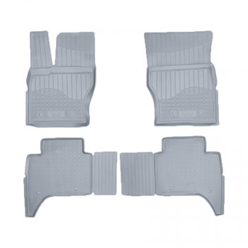 Коврики салона Norplast Unidec Land Rover Range Rover Sport  2 L494 (2013-2025) дорестайлинг, рестайлинг (Цвет: серый)