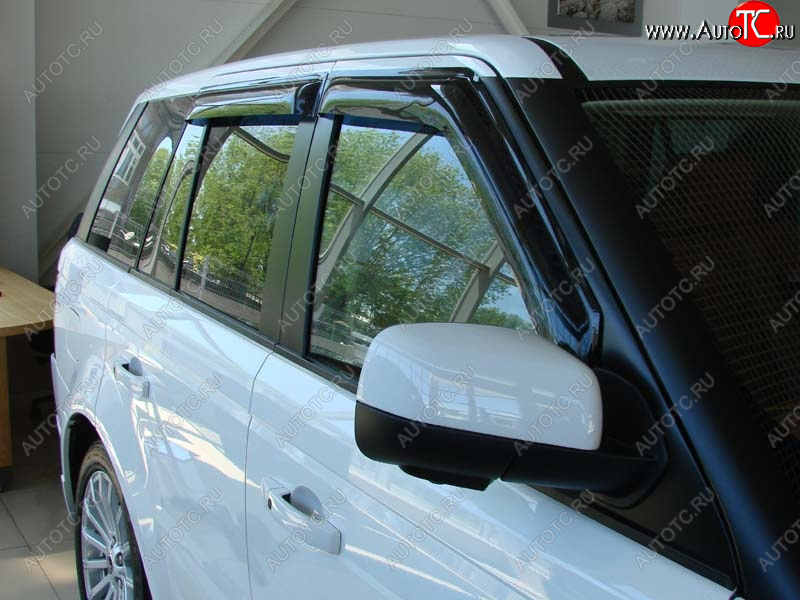 3 399 р. Дефлектора окон SIM Land Rover Range Rover 3 L322 дорестайлинг (2002-2006)  с доставкой в г. Майкоп