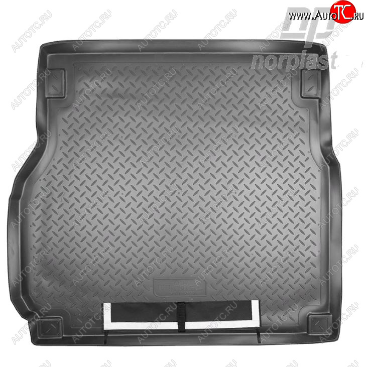 3 499 р. Коврик багажника Norplast Unidec  Land Rover Range Rover  3 L322 (2002-2012) дорестайлинг, рестайлинг, 2-ой рестайл (Черный, с погрузочным ковриком (фартуком))  с доставкой в г. Майкоп