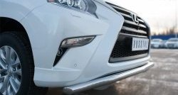 17 999 р. Защита переднего бампера (Ø63 мм волна, нержавейка) SLITKOFF Lexus GX460 J150 1-ый рестайлинг (2013-2019)  с доставкой в г. Майкоп. Увеличить фотографию 4