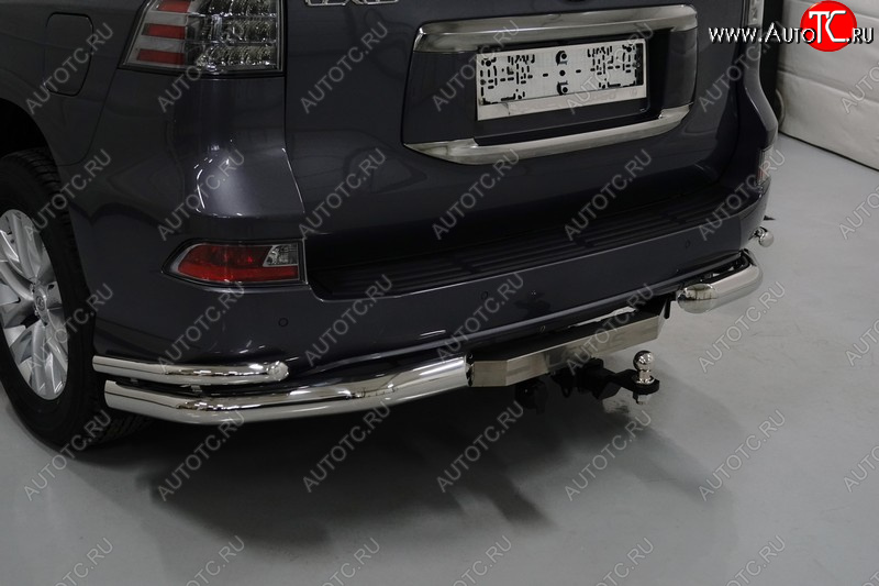 23 899 р. Фаркоп (тягово-сцепное устройство) TCC (надпись Lexus)  Lexus GX460  J150 (2019-2022) 2-ой рестайлинг (Оцинкованный, шар E - нержавейка)  с доставкой в г. Майкоп