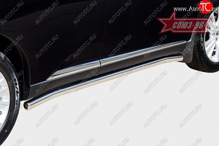 17 819 р. Защита порогов Souz-96 (d60) Lexus RX350 AL10 рестайлинг (2012-2015)  с доставкой в г. Майкоп
