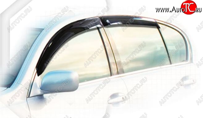 1 999 р. Дефлектора окон CA-Plastiс Lexus GS300 S190 дорестайлинг (2005-2006) (Classic полупрозрачный, Без хром.молдинга)  с доставкой в г. Майкоп