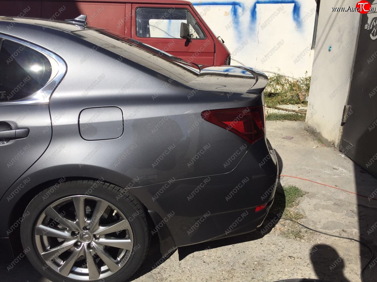 3 399 р. Лип спойлер F-Sport  Lexus GS250  L10 (2011-2016) (Неокрашенный)  с доставкой в г. Майкоп