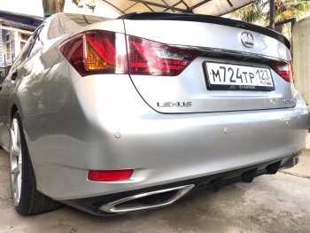 3 399 р. Лип спойлер F-Sport  Lexus GS250  L10 (2011-2016) (Неокрашенный)  с доставкой в г. Майкоп. Увеличить фотографию 5