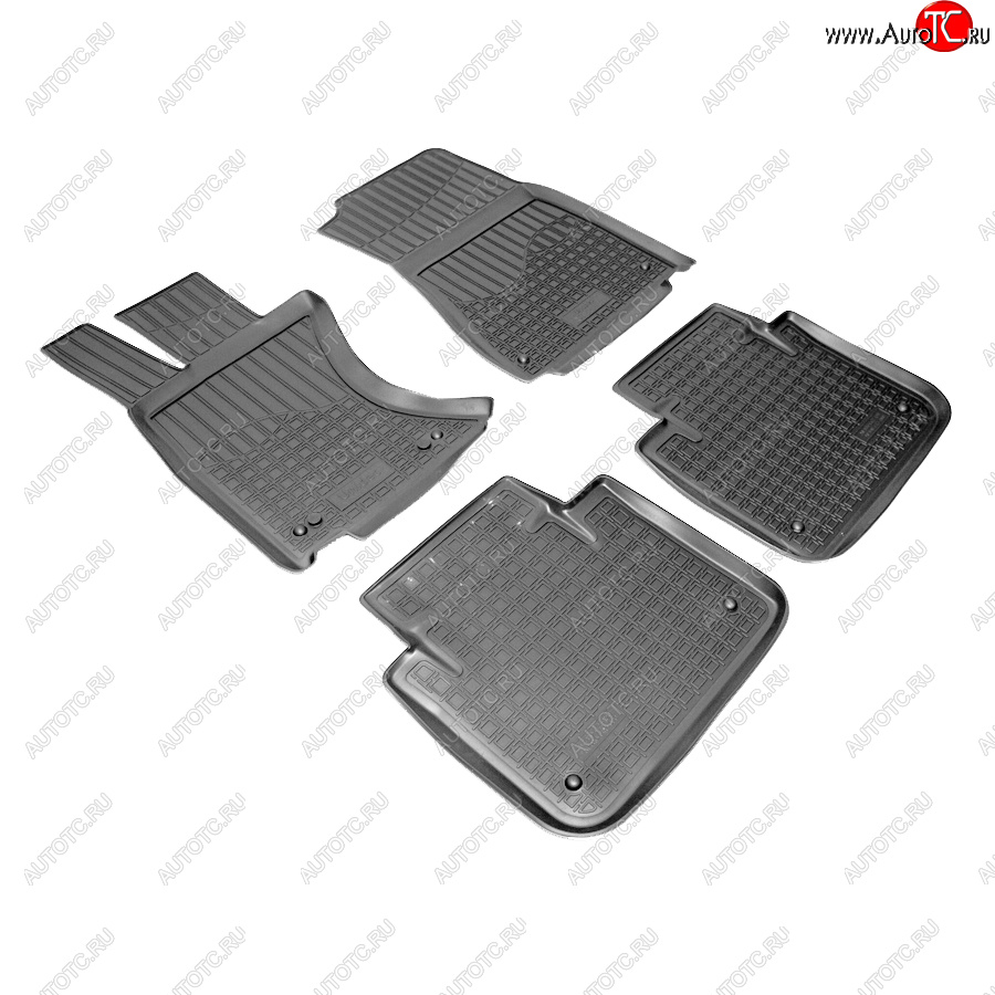 3 589 р. Комплект ковриков в салон Norplast Unidec (задний привод)  Lexus GS250  L10 - GS450H  L10 (Цвет: черный)  с доставкой в г. Майкоп