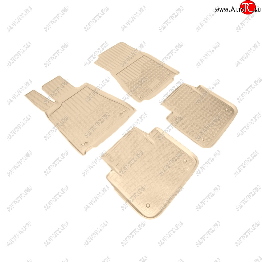 4 099 р. Коврики салона Norplast Unidec (задний привод)  Lexus GS250  L10 - GS450H  L10 (Цвет: бежевый)  с доставкой в г. Майкоп