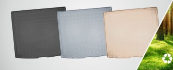 Коврик багажника Norplast Unidec (5 мест) Lexus GX460  J150 (2009-2019), Toyota Land Cruiser Prado  J150 (2009-2017) (Цвет: серый)