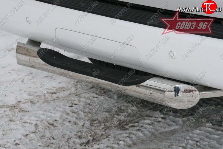 17 549 р. Защита заднего бампера с проступью Souz-96 (d76) Lexus GX460 J150 дорестайлинг (2009-2013)  с доставкой в г. Майкоп