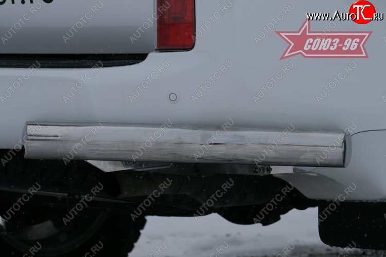 19 034 р. Защита заднего бампера из боковых уголков Souz-96 (d76) Lexus GX460 J150 дорестайлинг (2009-2013)  с доставкой в г. Майкоп