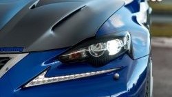 1 299 р. Реснички на фары Tuning-Sport  Lexus IS250  XE30 седан (2013-2016) дорестайлинг (Неокрашенные)  с доставкой в г. Майкоп. Увеличить фотографию 2