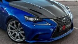 1 299 р. Реснички на фары Tuning-Sport  Lexus IS250  XE30 седан (2013-2016) дорестайлинг (Неокрашенные)  с доставкой в г. Майкоп. Увеличить фотографию 9