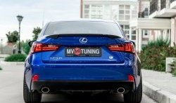 5 899 р. Лип спойлер Tuning-Sport Lexus IS250 XE30 седан дорестайлинг (2013-2016) (Неокрашенный)  с доставкой в г. Майкоп. Увеличить фотографию 8