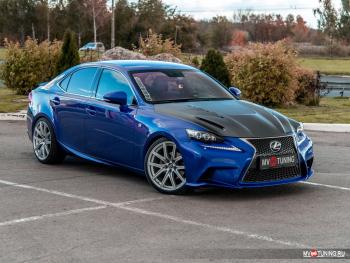 53 999 р. Капот F-SPORT  Lexus IS250  XE30 седан (2013-2016) дорестайлинг (Неокрашенный)  с доставкой в г. Майкоп. Увеличить фотографию 2