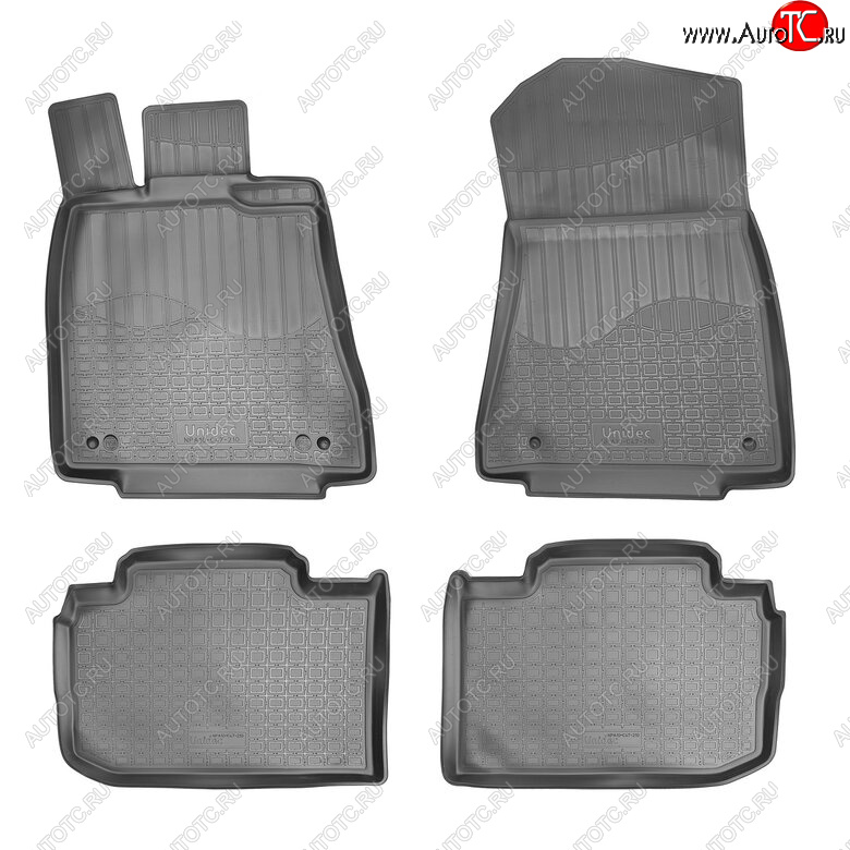 3 589 р. Комплект ковриков в салон Norplast Unidec  Lexus IS250  XE30 седан (2013-2016) дорестайлинг (Цвет: черный)  с доставкой в г. Майкоп