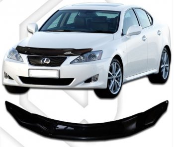 Дефлектор капота CA-Plastic Lexus IS250 XE20 седан дорестайлинг (2005-2013)