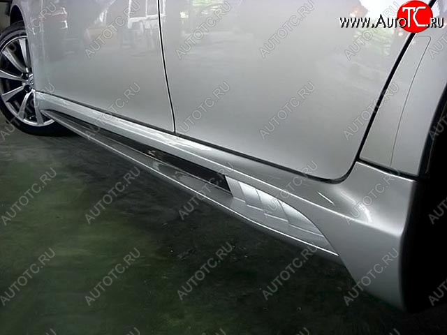 12 799 р. Пороги накладки WALD SPORTS LINE Lexus IS250 XE20 седан дорестайлинг (2005-2013) (Неокрашенные)  с доставкой в г. Майкоп