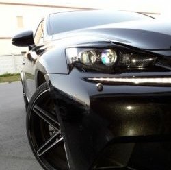 1 999 р. Реснички на фары JT Lexus IS250 XE20 седан дорестайлинг (2005-2013) (Неокрашенные)  с доставкой в г. Майкоп. Увеличить фотографию 2