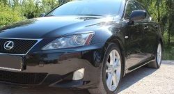 979 р. Реснички на фары RA Lexus IS250 XE20 седан дорестайлинг (2005-2013) (Неокрашенные)  с доставкой в г. Майкоп. Увеличить фотографию 3