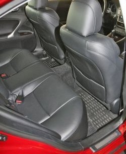 2 999 р. Комплект ковриков в салон (чёрные, полиуретан) Element Lexus IS250 XE20 седан дорестайлинг (2005-2013) (Черные)  с доставкой в г. Майкоп. Увеличить фотографию 4