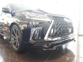 54 999 р. Юбка переднего бампера HEMMES Lexus LX450d J200 2-ой рестайлинг (2015-2022) (Неокрашенная)  с доставкой в г. Майкоп. Увеличить фотографию 11