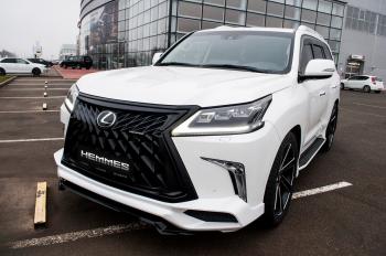 54 999 р. Юбка переднего бампера HEMMES Lexus LX450d J200 2-ой рестайлинг (2015-2022) (Неокрашенная)  с доставкой в г. Майкоп. Увеличить фотографию 16