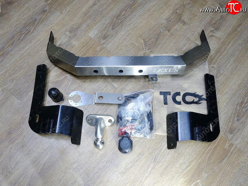 16 449 р. Фаркоп (тягово-сцепное устройство) TCC Lexus LX570 J200 дорестайлинг (2007-2012) (Оцинкованный шар F)  с доставкой в г. Майкоп