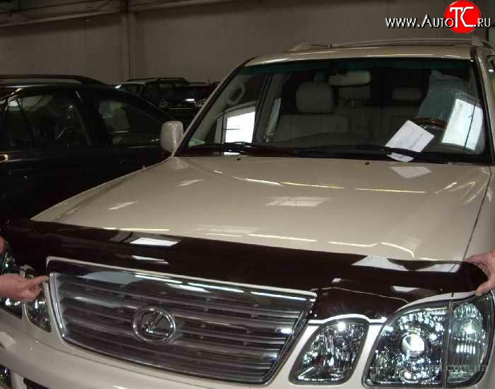 3 689 р. Дефлектор капота NovLine Lexus LX470 J100 дорестайлинг (1998-2002)  с доставкой в г. Майкоп