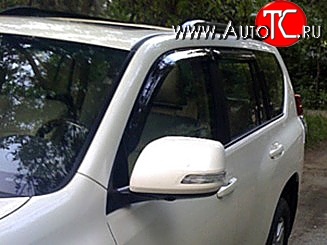 3 399 р. Дефлекторы окон (ветровики) Novline 4 шт Toyota Land Cruiser 100 1-ый рестайлинг (2002-2005)  с доставкой в г. Майкоп