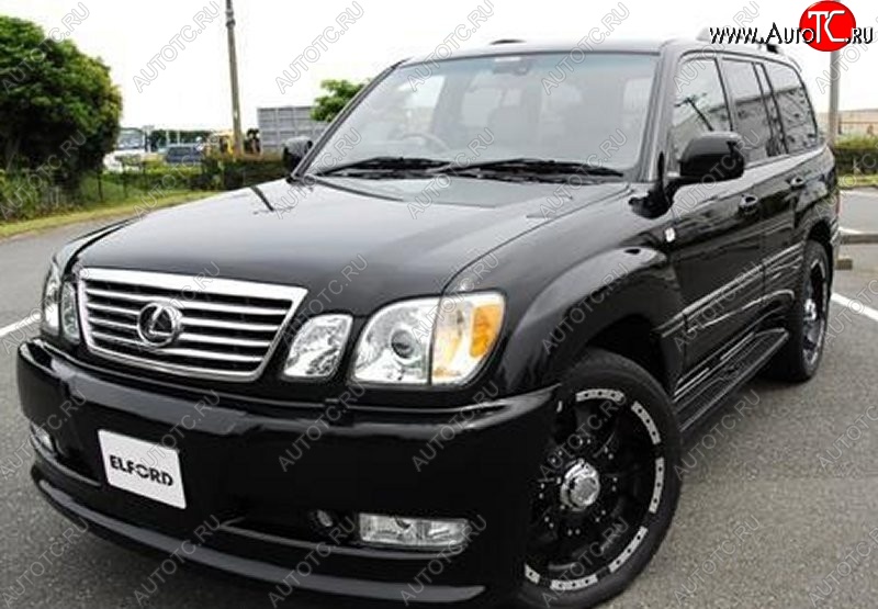 18 749 р. Передний бампер ELFORD Lexus LX470 J100 дорестайлинг (1998-2002) (Неокрашенный)  с доставкой в г. Майкоп