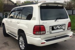 6 649 р. Спойлер со стоп сигналом CUSTOM Lexus LX470 J100 дорестайлинг (1998-2002) (Неокрашенный)  с доставкой в г. Майкоп. Увеличить фотографию 2